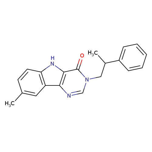 8-methyl-3-(2-phenylpropyl)-3,5-dihydro-4H-pyrimido[5,4-b]indol-4-one