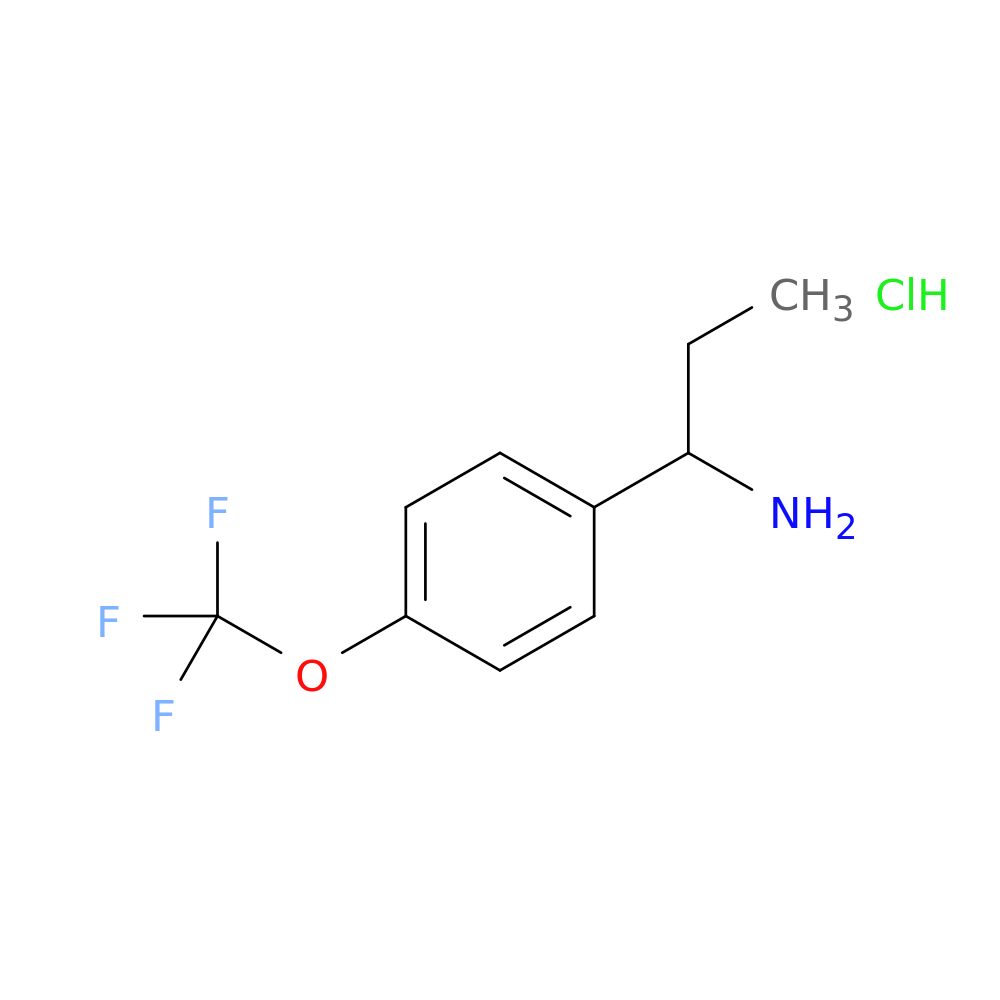 1-(4-(Trifluoromethoxy)phenyl)propan-1-amine hcl