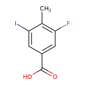 3-Fluoro-4-methyl-5-iodobenzoic acid