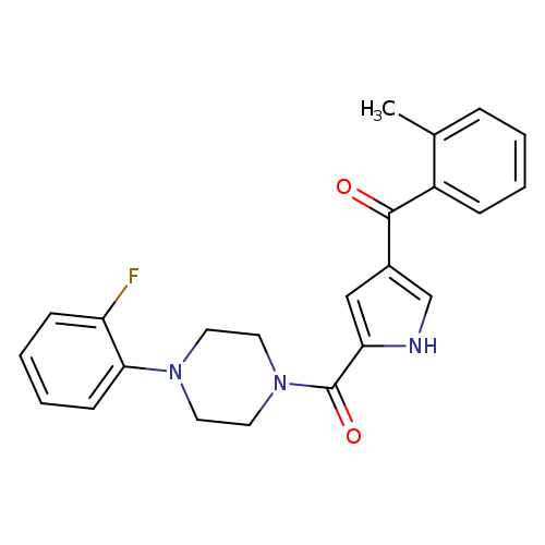 1-(2-fluorophenyl)-4-[4-(2-methylbenzoyl)-1H-pyrrole-2-carbonyl]piperazine
