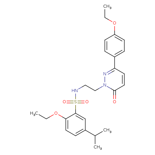 2-ethoxy-N-{2-[3-(4-ethoxyphenyl)-6-oxo-1,6-dihydropyridazin-1-yl]ethyl}-5-(propan-2-yl)benzene-1-sulfonamide