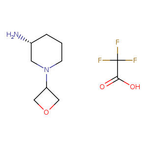 (3R)-1-(oxetan-3-yl)piperidin-3-amine;2,2,2-trifluoroacetic acid