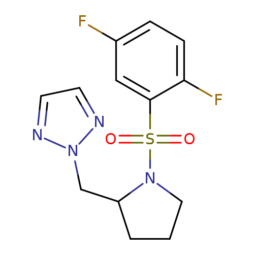 2-{[1-(2,5-difluorobenzenesulfonyl)pyrrolidin-2-yl]methyl}-2H-1,2,3-triazole