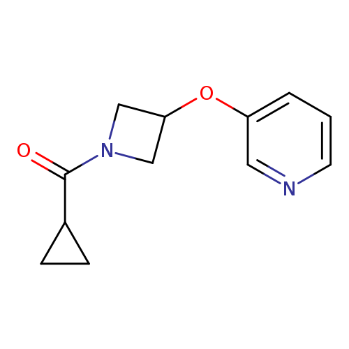 3-[(1-cyclopropanecarbonylazetidin-3-yl)oxy]pyridine