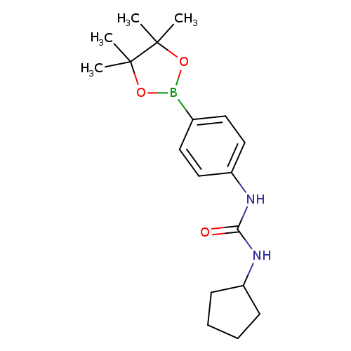 1-CYCLOPENTYL-3-[4-(4,4,5,5-TETRAMETHYL-1,3,2-DIOXABOROLAN-2-YL)PHENYL]UREA
