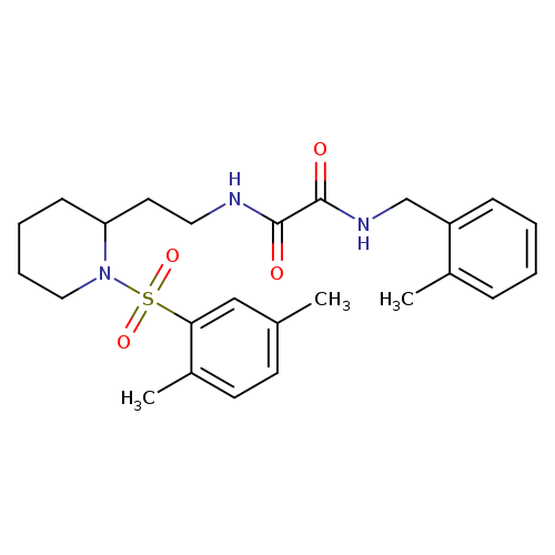 N-{2-[1-(2,5-dimethylbenzenesulfonyl)piperidin-2-yl]ethyl}-N'-[(2-methylphenyl)methyl]ethanediamide