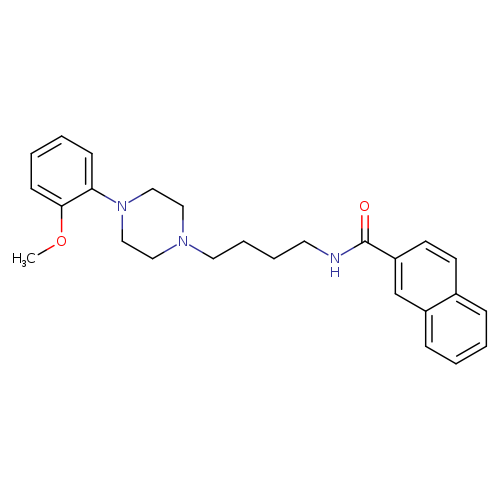 2-Naphthalenecarboxamide, N-[4-[4-(2-methoxyphenyl)-1-piperazinyl]butyl]-