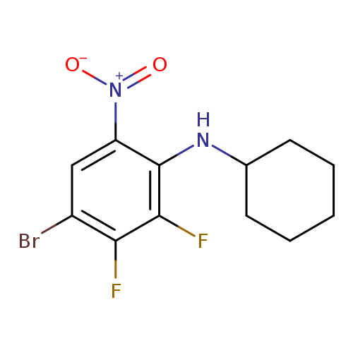 4-Bromo-N-cyclohexyl-2,3-difluoro-6-nitroaniline