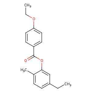 5-ethyl-2-methylphenyl 4-ethoxybenzoate