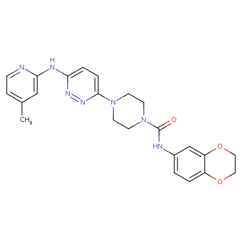 N-(2,3-dihydro-1,4-benzodioxin-6-yl)-4-{6-[(4-methylpyridin-2-yl)amino]pyridazin-3-yl}piperazine-1-carboxamide