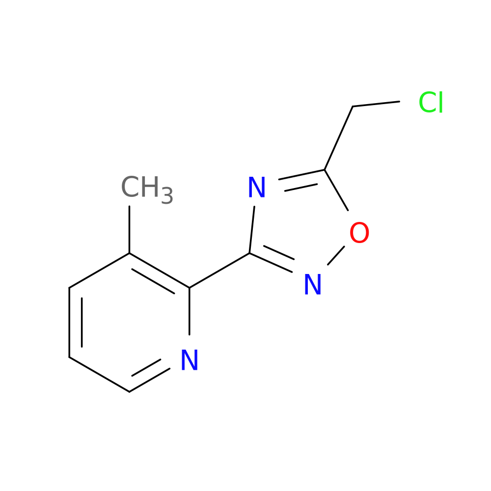 2-(5-Chloromethyl-1,2,4-oxadiazol-3-yl)-3-methylpyridine
