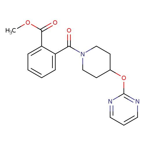 methyl 2-[4-(pyrimidin-2-yloxy)piperidine-1-carbonyl]benzoate