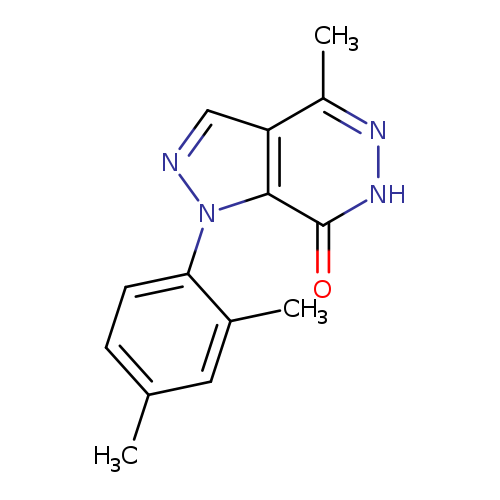 1-(2,4-DIMETHYLPHENYL)-4-METHYL-1,6-DIHYDRO-7H-PYRAZOLO[3,4-D]PYRIDAZIN-7+