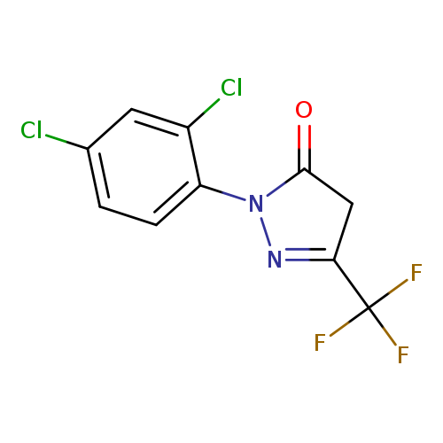 1-(2,4-dichlorophenyl)-3-(trifluoromethyl)-4,5-dihydro-1H-pyrazol-5-one