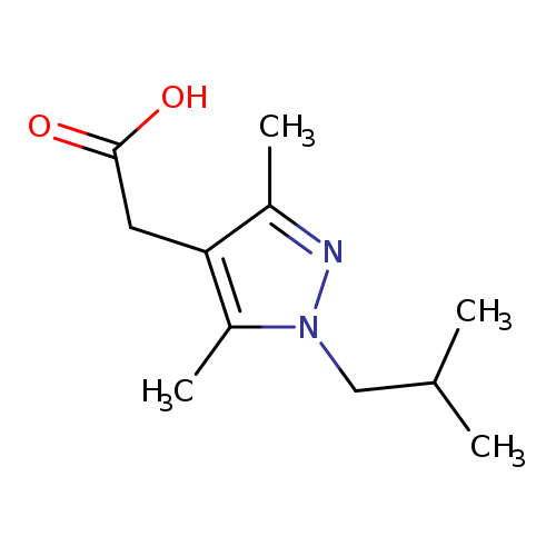 (1-Isobutyl-3,5-dimethyl-1h-pyrazol-4-yl)acetic acid