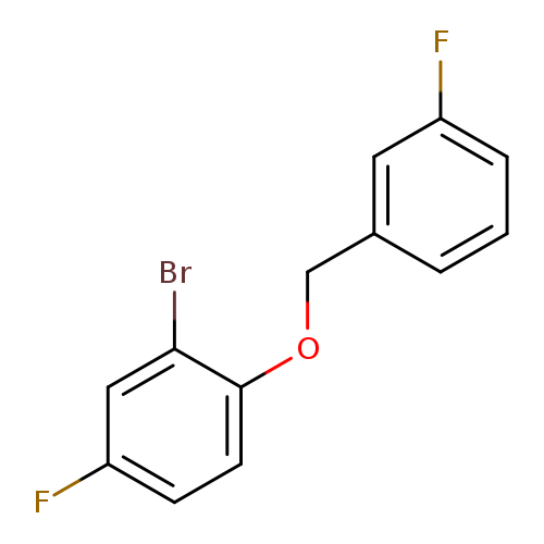 Benzene, 2-bromo-4-fluoro-1-[(3-fluorophenyl)methoxy]-