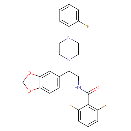 N-[2-(2H-1,3-benzodioxol-5-yl)-2-[4-(2-fluorophenyl)piperazin-1-yl]ethyl]-2,6-difluorobenzamide