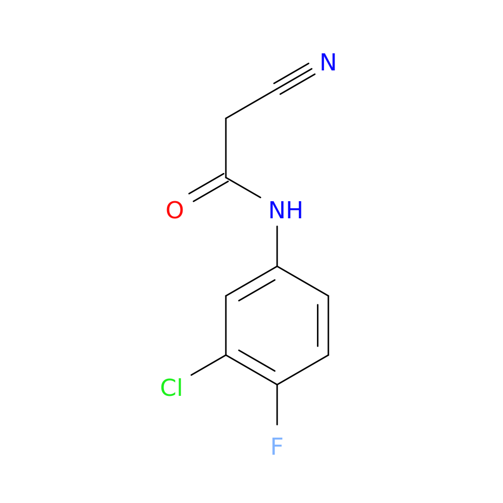 N-(3-Chloro-4-fluorophenyl)-2-cyanoacetamide