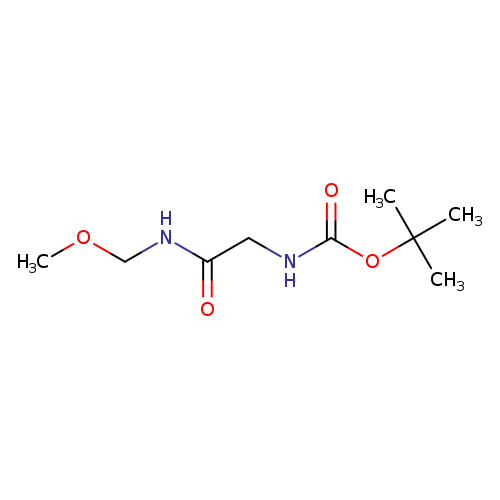 Carbamic acid, N-[2-(methoxymethylamino)-2-oxoethyl]-, 1,1-dimethylethyl ester