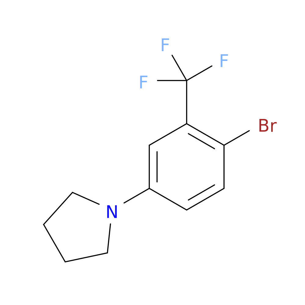 1-(4-Bromo-3-trifluoromethylphenyl)pyrrolidine