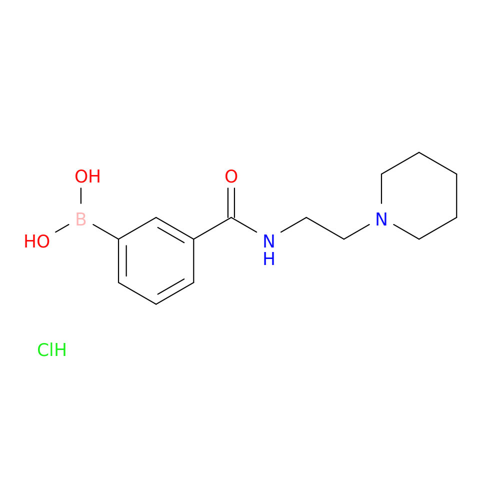 3-(2-(Piperidin-1-yl)ethylcarbamoyl)phenylboronic acid, HCl