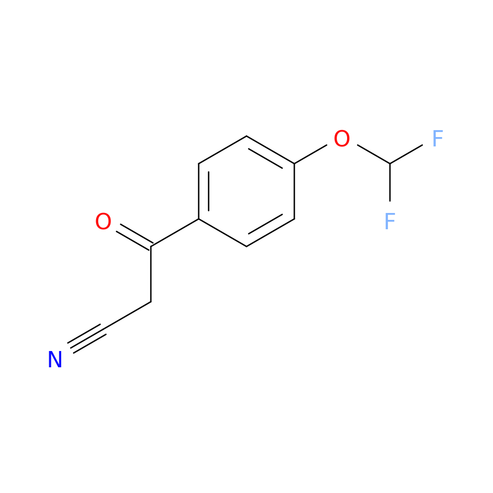 3-[4-(difluoromethoxy)phenyl]-3-oxopropanenitrile