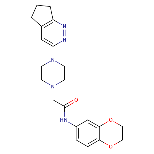2-(4-{5H,6H,7H-cyclopenta[c]pyridazin-3-yl}piperazin-1-yl)-N-(2,3-dihydro-1,4-benzodioxin-6-yl)acetamide