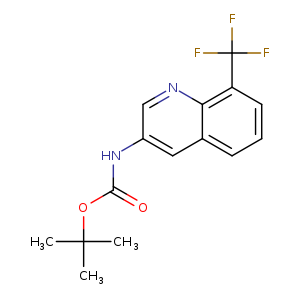 tert-butyl 8-(trifluoromethyl)quinolin-3-ylcarbamate