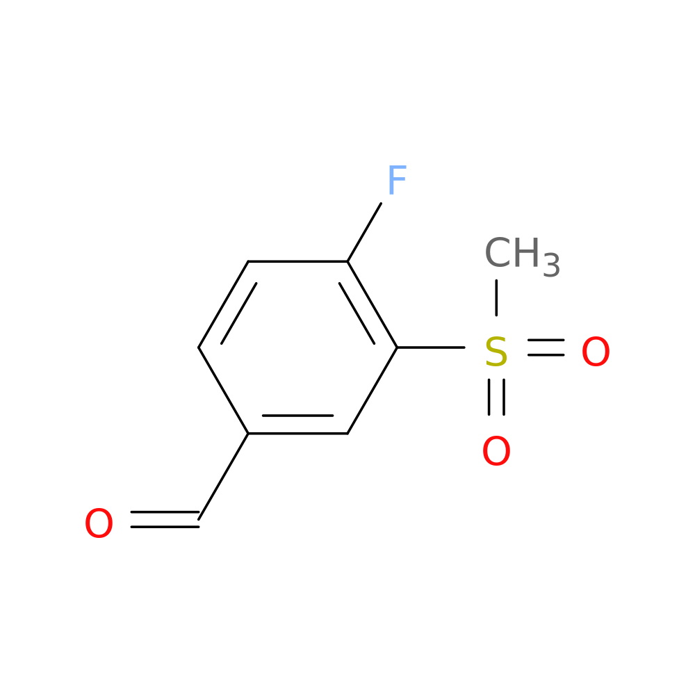 4-Fluoro-3-(methylsulfonyl)benzaldehyde