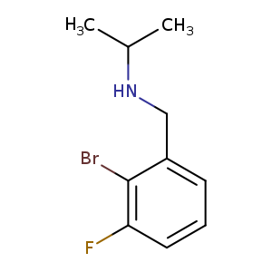 [(2-Bromo-3-fluorophenyl)methyl](propan-2-yl)amine