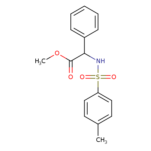 Benzeneacetic acid, α-[[(4-methylphenyl)sulfonyl]amino]-, methyl ester
