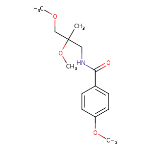 N-(2,3-dimethoxy-2-methylpropyl)-4-methoxybenzamide