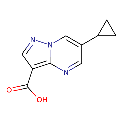 6-Cyclopropylpyrazolo[1,5-a]pyrimidine-3-carboxylic acid