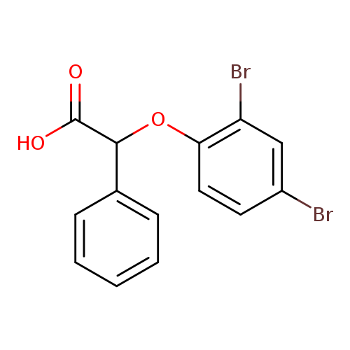 2-(2,4-dibromophenoxy)-2-phenylacetic acid