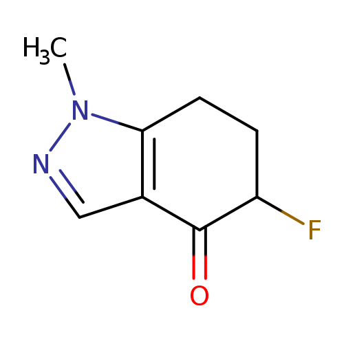 5-fluoro-1-methyl-4,5,6,7-tetrahydro-1H-indazol-4-one