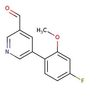 5-(4-Fluoro-2-methoxy-phenyl)pyridine-3-carbaldehyde