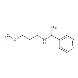 (3-Methoxypropyl)(1-pyridin-4-ylethyl)amine