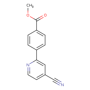 Methyl 4-(4-cyano-2-pyridinyl)benzenecarboxylate