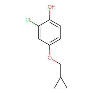 2-Chloro-4-(cyclopropylmethoxy)phenol
