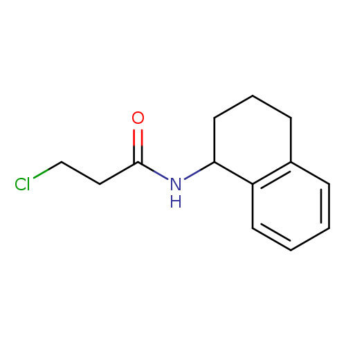 3-chloro-N-(1,2,3,4-tetrahydronaphthalen-1-yl)propanamide