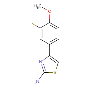 4-(3-Fluoro-4-methoxyphenyl)thiazol-2-amine
