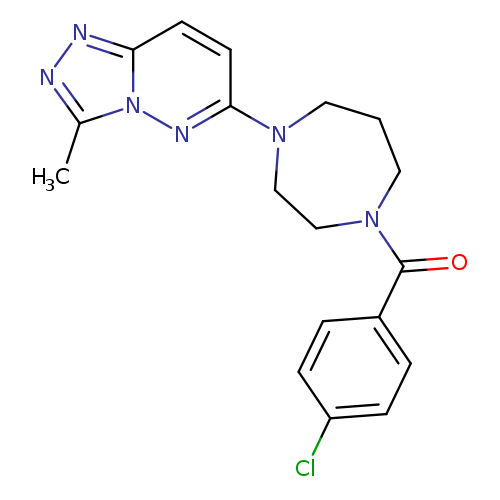 1-(4-chlorobenzoyl)-4-{3-methyl-[1,2,4]triazolo[4,3-b]pyridazin-6-yl}-1,4-diazepane