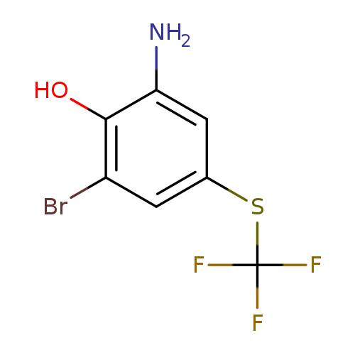 2-Amino-6-bromo-4-[(trifluoromethyl)thio]phenol