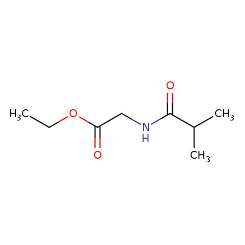 ethyl 2-(2-methylpropanamido)acetate