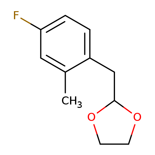 2-(4-Fluoro-2-methylbenzyl)-1,3-dioxolane