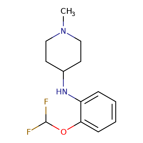 N-[2-(difluoromethoxy)phenyl]-1-methylpiperidin-4-amine