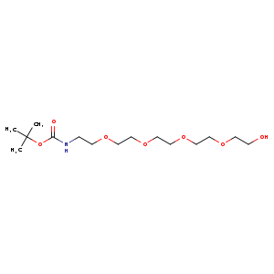 5,8,11,14-Tetraoxa-2-azahexadecanoic acid, 16-hydroxy-, 1,1-dimethylethyl ester