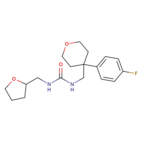 1-{[4-(4-fluorophenyl)oxan-4-yl]methyl}-3-[(oxolan-2-yl)methyl]urea