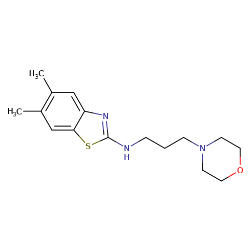 5,6-Dimethyl-n-(3-morpholinopropyl)benzo[d]thiazol-2-amine