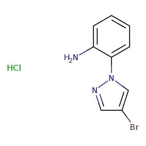 2-(4-bromo-1H-pyrazol-1-yl)aniline hydrochloride
